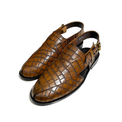 CHECKERED MUSTARD CHAPPAL