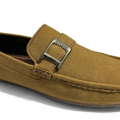 SUEDE SINGLE MONK LOAFERS