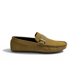 SUEDE SINGLE MONK LOAFERS