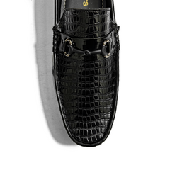 MILD TEXTURED BLACK LOAFERS