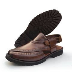 DOUBLE TONE MEN PESHAWARI CHAPPAL 781