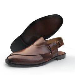 PLAIN BROWN CHAPPAL 775