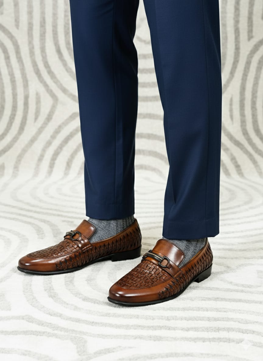Premium-quality men’s loafer made from genuine leather